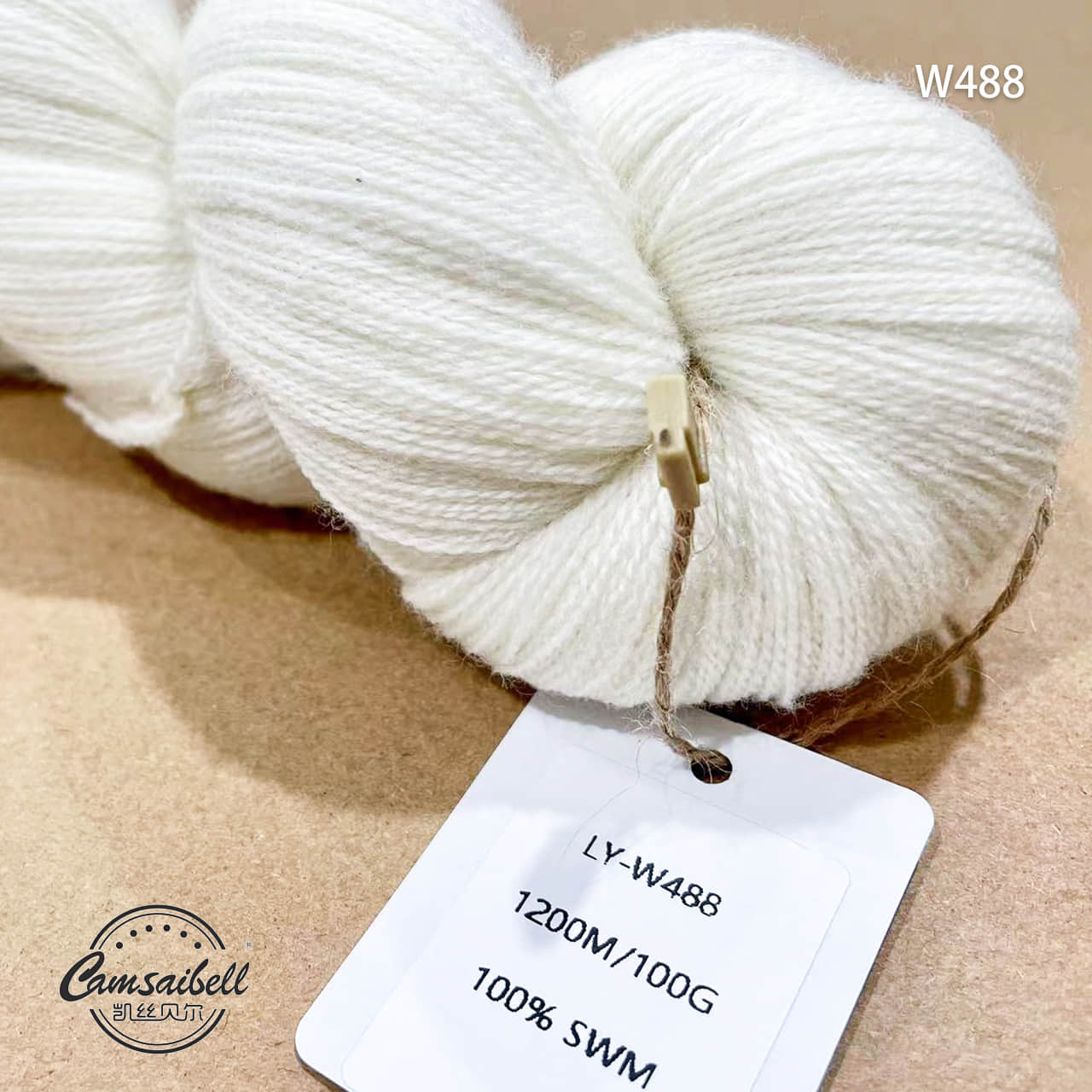 lace yarn W488 1200m/100g.